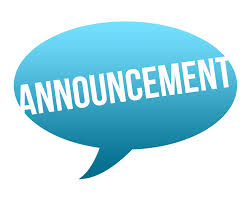 annoucement